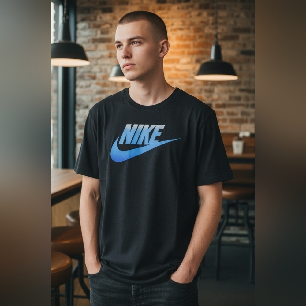 Nike Men's Size XL Bold Logo Active Wear Shirt
